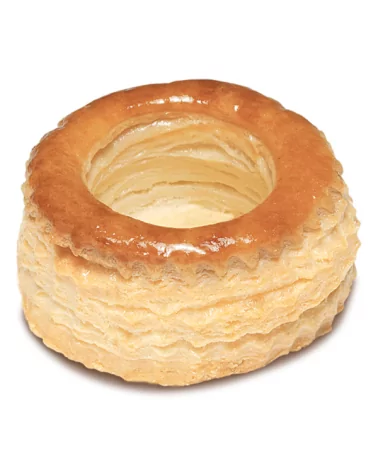 Vol Au Vent N.3, 68mm Diameter, Red, Puff Pastry From Turin, 36 Pieces