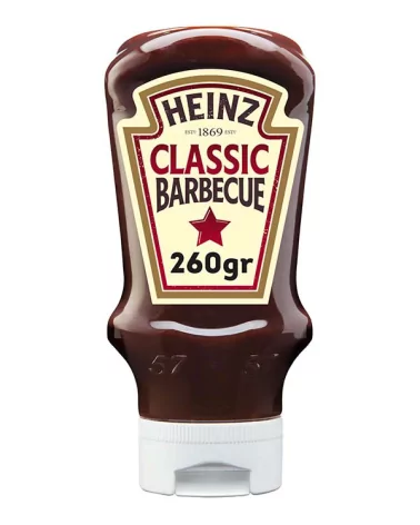 Klassische Top-down Heinz Bbq-sauce 260 Gr