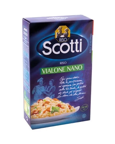 Arroz Vialone Nano Al Vacío Scotti 1 Kg