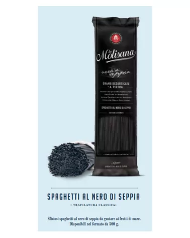 Spaghetti Molisana Au Noir De Seiche 500 Gr