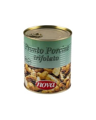 Champignons Porcini Trifolati Prêt En Boîte Nova Gr 780