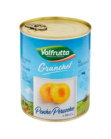 瓦尔弗鲁塔品牌822克水蜜桃罐头