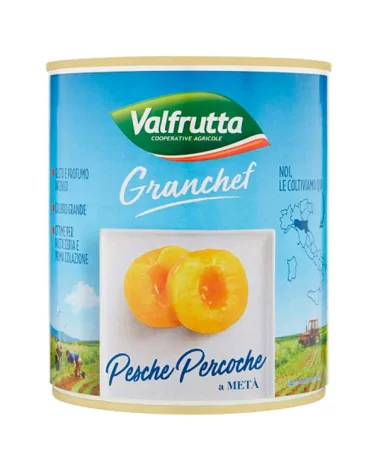 瓦尔弗鲁塔品牌822克水蜜桃罐头