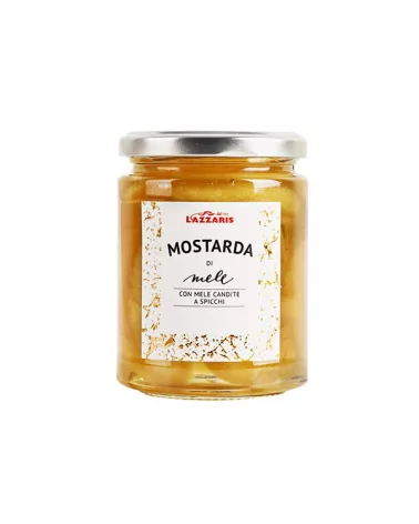 Lazzaris Sliced Apple Mustard 360 Grams