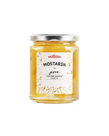 Lazzaris White Pear Mustard 370 Grams