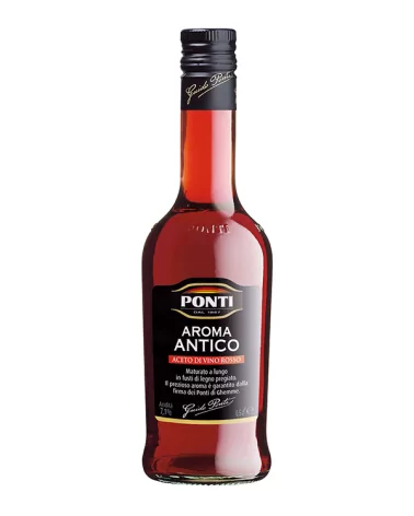Ponti Red Antique Vinegar Acidity 7.1% In 500ml Glass Jar