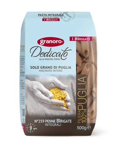 Granoro Whole Grain Penne Rigate 259, 500g