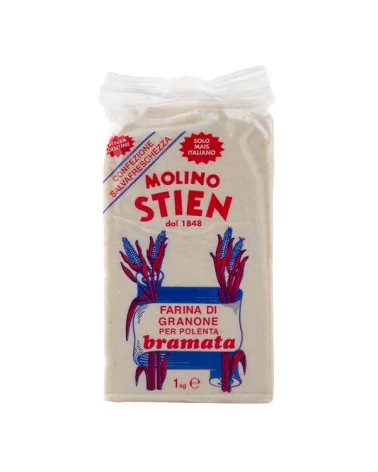 Bramata Flour For White Polenta Stien 1 Kg