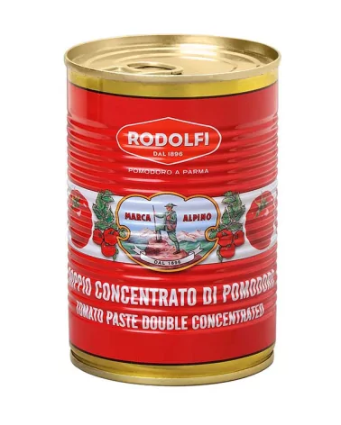 Doppelkonzentriertes Alpen-tomatenmark 410 Gr