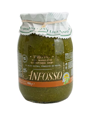 Pesto à La Gênes D.o.p. Anfosso Avec Basilic C. 950g