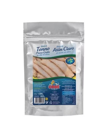 Yellowfin Tuna Fillets In Olive Oil Bag 1 Kg
