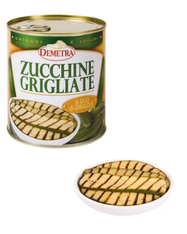 Gegrillte Zucchini In Sonnenblumenöl Demetra Gr 800