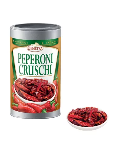 Demetra Dried Cruschi Peppers 75 Grams