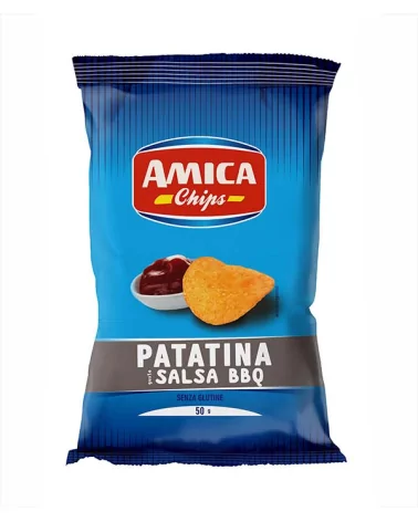 T Bar Bbq Chips Von Amica, 50 Gramm