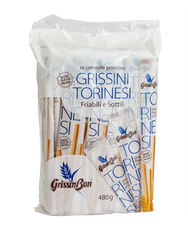 Turin Breadsticks 12g Grissin Bon 40 Pieces