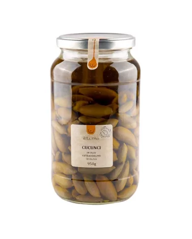 Capers Fruit. Cucunci 11-13 100% Italian Extra Virgin Olive Oil 950g