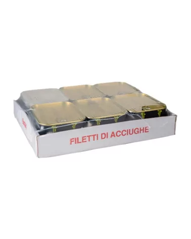 Filets D'anchois Dans L'huile D'olive Med Boîte S.fish Gr 720