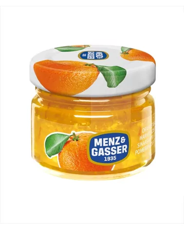 Extra Orange Jam, 28g Glass Jar, Pack Of 48 Units.