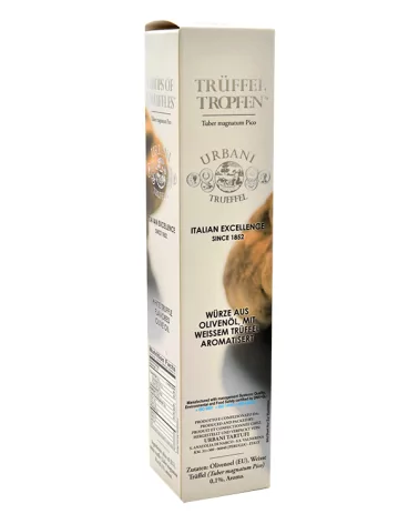 Huile Aromatisée Gouttes Truffe Blanche Urbani Ml 250