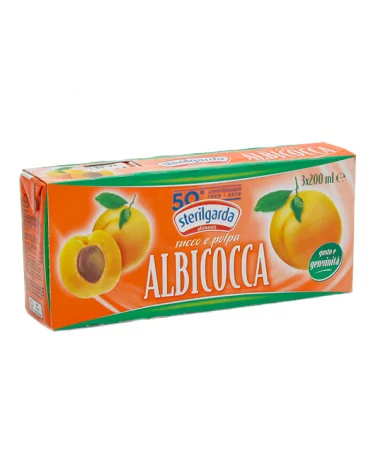 Apricot Juice And Pulp Sterilgarda 3x0.2 Pieces