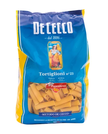 De Cecco Semoule 23 Tortiglioni Nourriture S. Kg 1