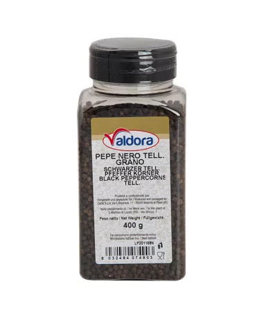 Black Pepper Grain Dispenser Valdora 400 Grams