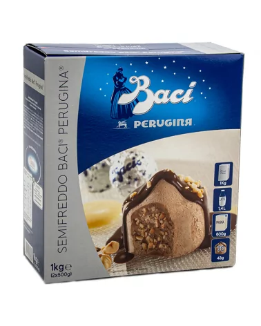 Perugina Bacio Semifreddo Prepared Dessert 2x500 Pieces