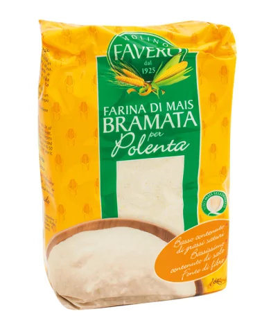 Farinha Bramata Para Polenta Branca Favero Kg 1