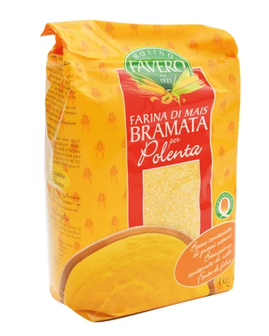 Bramata-mehl Für Gelbe Polenta Favero 1 Kg