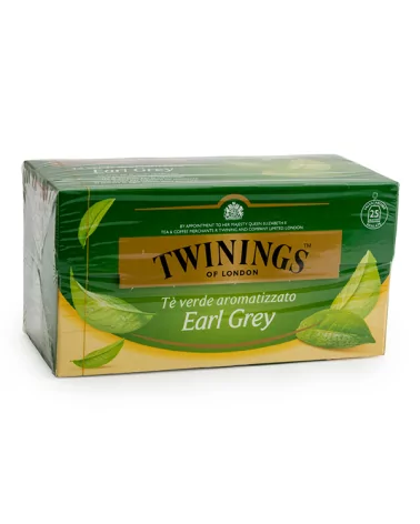 Grüner Tee Earl Grey Twinings 25 Stück 2 Gramm