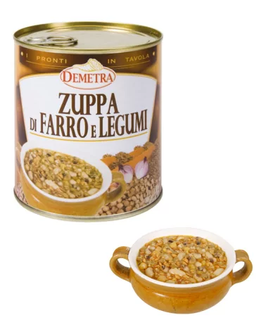 Sopa De Espelta E Legumes Demetra Gr 900