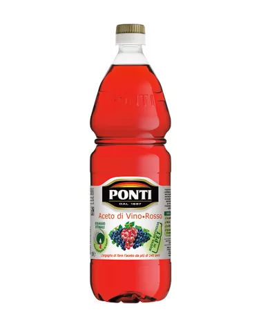 Red Vinegar Acidity 6% Pet Ponti Lt 1