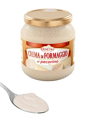 Crema De Queso Pecorino Demetra 550 Gramos