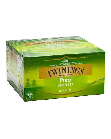 Té Verde Puro Twinings De 2 Gramos Paquete 50