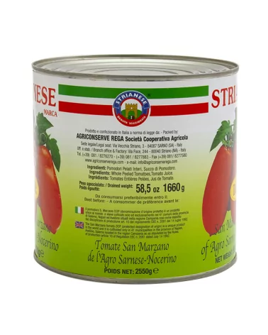 圣马尔扎诺牌去皮番茄d.o.p. 2.55公斤