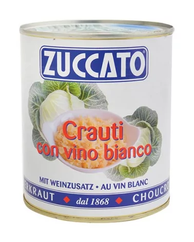Chucrute No Vinho Branco Zuccato Ml 850