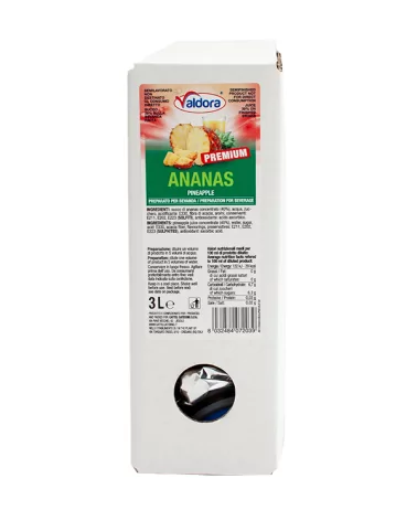 Jus Concentré Ananas Premium Bag In Box Valdora Kg 4