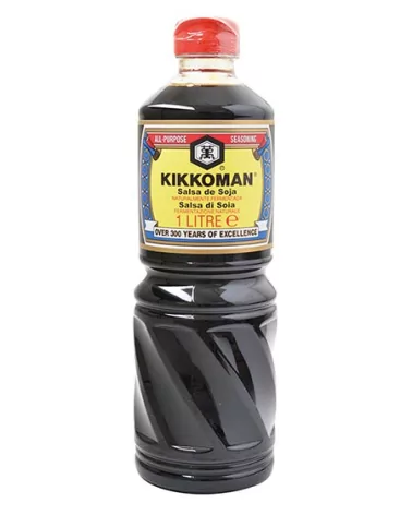 Dunkle Kikkoman Sojasauce 1 Liter