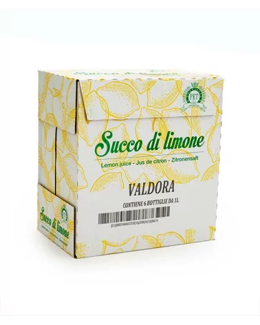 瓦尔多拉品牌 1升装 100% 柠檬汁 Pet瓶装