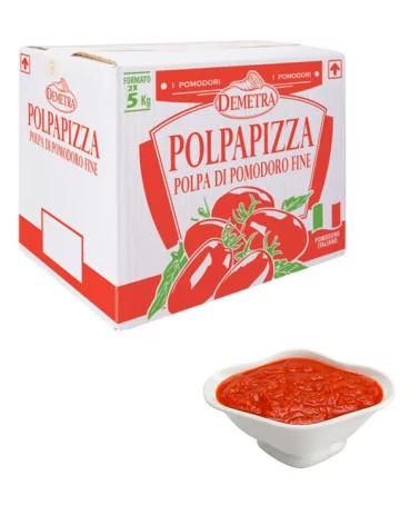 Tomato Pulp Polpapiz. B.box 2x5 Demetra 10 Kg.