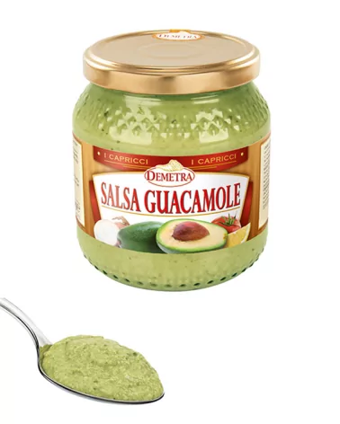 Salsa Guacamole Pot En Verre Demetra Gr 550