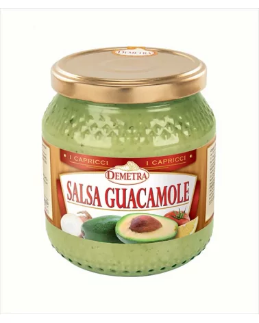 Demetra Guacamole Sauce In Glass Jar 550 Grams