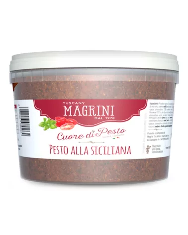 Pesto Alla Siciliana Magrini Gr 500 En Français Serait Pesto à La Sicilienne Magrini 500 Gr.