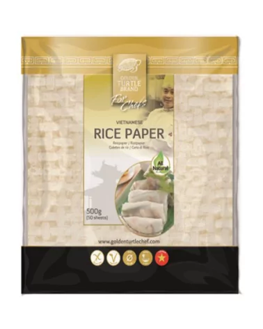 Rice Paper 19 Square Cm Golden Turtle 500 Grams