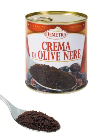 Crème D'olives Noires Demetra Gr 800