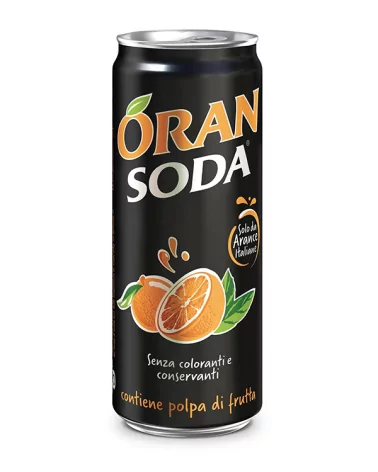 Oransoda光滑罐装0.33升24件