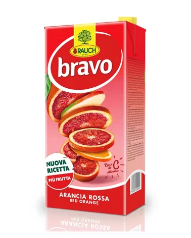 Sizilianisches Rotes Orangengetränk Mit Bravo Verschluss 2 Liter