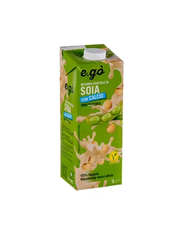 Bebida Vegetal De Soja Con Calcio Brick E.go Lt 1