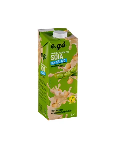 Bebida Vegetal Soja Cálcio Embalagem E.go Lt 1