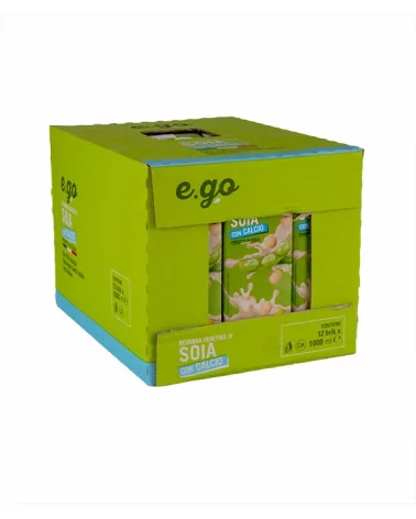 植物性大豆钙砖饮料 E.go 1升